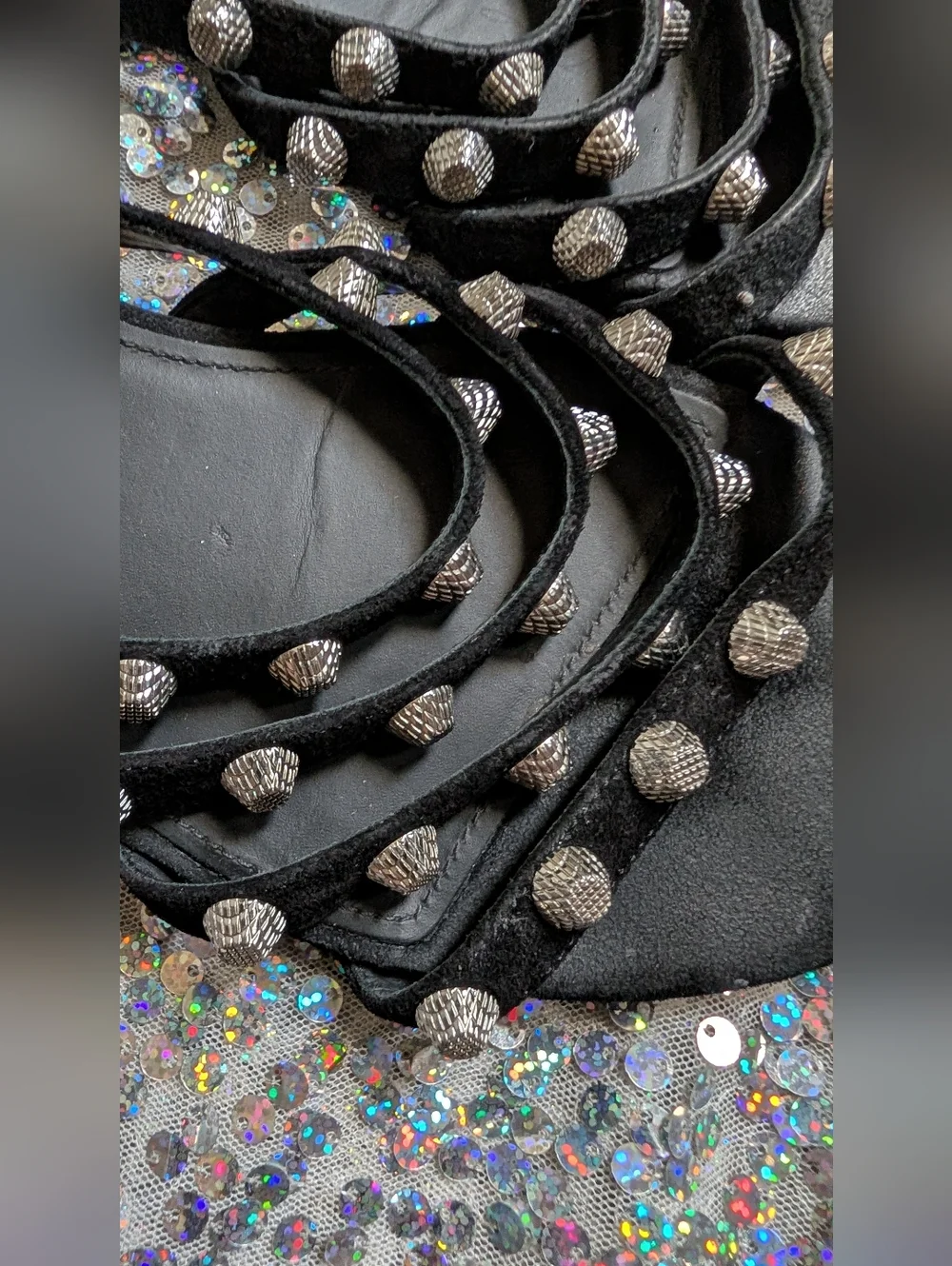 Balenciaga Studded Slide Sandals 🖤🖤 - Picture 5 of 9